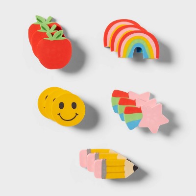 15ct Shaped Eraser Classroom Favor - Spritz™