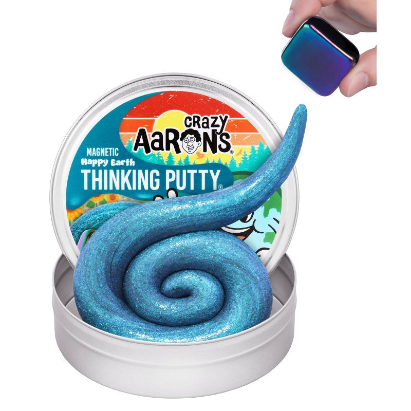 Crazy Aaron&#39;s Happy Earth Magnetic 3.5&#34; Thinking Putty Tin, 3 of 7