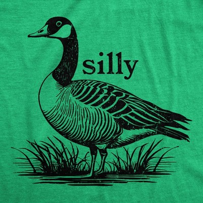 Мужские футболки Crazy Dog T-Shirts, Inc. Mens Funny T Shirts Silly Goose Sarcastic Graphic Tee for Men - Crazy Dog Men's T Shirt for Animal Lovers Green M — фото 2