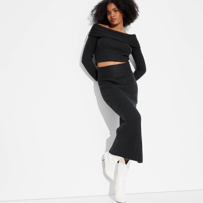 Women's Maxi Sweater Skirt - Wild Fable™