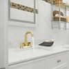 Cobbe Bathroom Faucet 2 Handle 4 Inch Centerset Bathroom Sink Faucets 3 Hole with Pop Up Drain and Water Supply Lines, Brushed Gold - 2 of 4