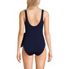 Lands' End Women's Chlorine Resistant Side Tie Wrap High Leg One Piece Swimsuit - 2 of 4