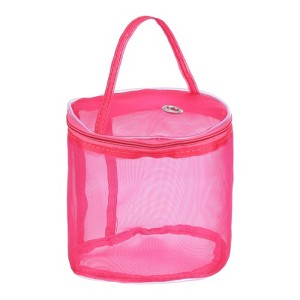 Unique Bargains Portable Crochet Knitting Sewing Craft Mesh Yarn Storage Bag - 1 of 4
