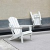 Rbied Folding Adirondack Chair with Cup Holder, Composite Adirondack Chair with Wood Texture - 4 of 4