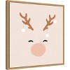 Amanti Art 22"x22" Deer and Baubles by Orara Studio Framed Canvas Wall Art Print - 2 of 4