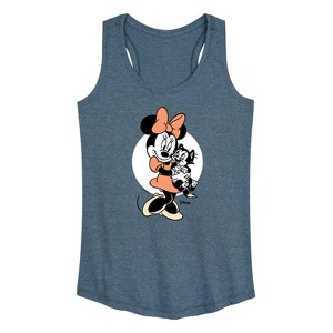 Women's - Disney Classics - Minnie And Figaro Graphic Racerback Tank - 1 of 4