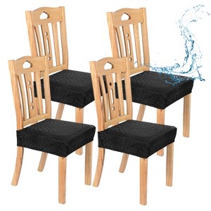Unique Bargains Polyester Spandex Waterproof Durable Dining Chair Slipcovers - 1 of 4