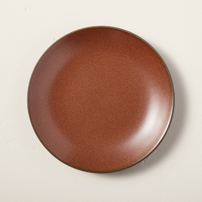 Stoneware Exposed Rim Appetizer Plate Cinnamon - Hearth & Hand™ with Magnolia