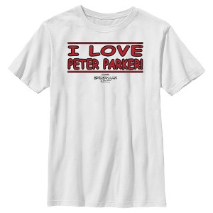 Boy's Marvel Spider-Man: No Way Home I Love Peter Parker T-Shirt - 1 of 4