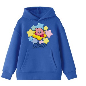 Kirby Warp Star Ride Youth Royal Blue Sweatshirt - 1 of 2