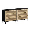 VYNXARIA 4 Drawers Rattan Cabinet,for Bedroom,Living Room,Dining Room,Hallways,Easy Assembly - 4 of 4