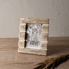 4x6 Inch Striped Driftwood Picture Frame Wood, MDF & Glass by Foreside Home & Garden - 2 of 4