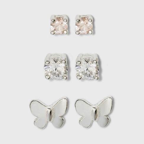 Target cubic zirconia deals earrings