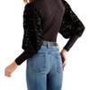 Women's Beyond Beauty Sheer Sleeve Bodysuit - And The Why - 3 of 3