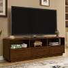Okak Dresser Nightstand for Bedroom w 2 Drawers & Open Shelf, Storage Chest End Table w Charging Station & Outlet Hole for Living Room Dorm - 2 of 4