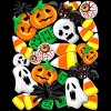 Men's Design By Humans Halloween Spooky Candies Party By BluedarkArt T-Shirt - 2 of 4