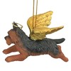 Design Toscano Honor the Pooch: Yorkie Holiday Dog Angel Ornament - 4 of 4