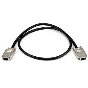 Monoprice 1m 28AWG External SAS 34pin (SFF-8470) Male w/ Thumbscrews to SAS 34pin (SFF-8470) Male w/ Thumbscrews Cable - - 1 of 2