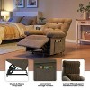 Bestier Power Lift Recliner Chair for Elderly,Adjustable Angle Electric Recliner With Triple Motor,Side Pocket&Soft Recliner for Living Room & Bedroom - 3 of 4