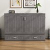 Queen Size Murphy Bed with Built-In Charging Station - 4 of 4