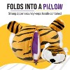 Louisiana State University (LSU) Mike the Tiger Snugible Blanket Hoodie & Pillow - image 3 of 4