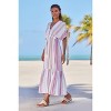 Women's Striped V-Neck Maxi Dress - LASCANA - 4 of 4