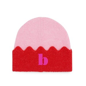 Personalization Mall Melody Scallop Embroidered Knit Beanie Hat - 1 of 1