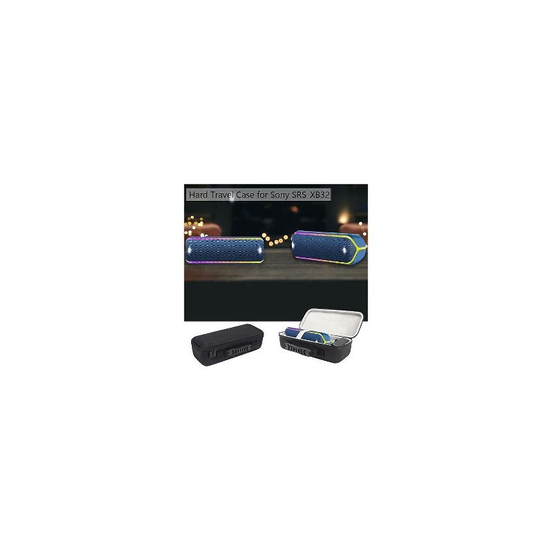 SaharaCase Travel Carry Case for Sony SRS-XB32 Bluetooth Speaker Black (HP00040), 5 of 6
