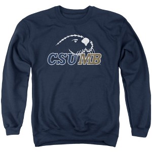 California State University Monterey Bay Official Distressed Primary Adult Crewneck Sweatshirt - 1 of 4