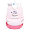 Hudson Baby Infant Girl Silicone Bibs 3pk, Miso Cute, One Size - 2 of 2
