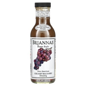 Briannas Home Style New American Dressing Creamy Balsamic 12 fl oz - 1 of 2