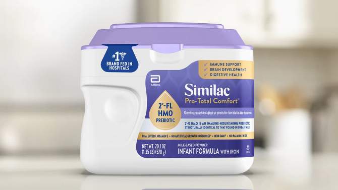 Similac Pro-Total Comfort Non-GMO Powder Infant Formula, 2 of 16, play video