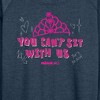 Women's - Mean Girls - You Cant Sit With Us Lightweight French Terry Wide Neck Long Sleeve Shirt - 2 of 4
