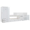 Twin Size Wooden Bunk Bed with Trundle, Desk and Drawers - 4 of 4