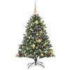 vidaXL Artificial Christmas Tree with 150 LEDs Green 85 x 85 x 120 cm - 3 of 4