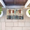 Stupell Industries Various Rustic Oars Patterns Printed Outdoor Door Mat, design by Milli Villa, 18"x30" - 3 of 4