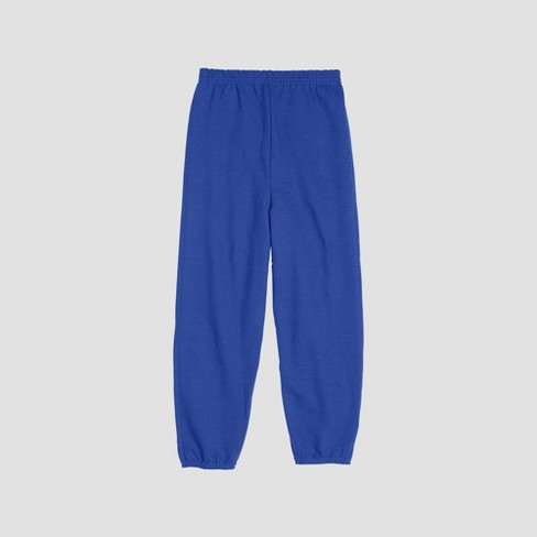Hanes Kids' Eco Smart Fleece Non-pocket Sweatpants - Dark Blue M