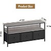 Jojoka Dresser TV Stand for Bedroom,TV Console with Drawers - 3 of 4