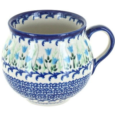 Blue Rose Polish Pottery 455 Vena Bubble Mug