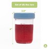 WeeSprout Glass Baby Food Storage Jars with Lids, Reusable Small Containers -  4/8 oz, 8/12 Pack - 3 of 4