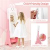 Interactive Kids Dressing Table With Chair And Jewelry Cabinet For Playroom Organization - 4 of 4