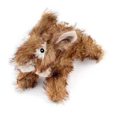 Ruffin' It Woodlands Plush Rabbit Dog Toy - Brown - L