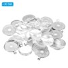 Unique Bargains Photo Jewelry Making Pendant Trays with Glass Gemstones 30 Sets - 3 of 4