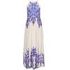 VENUS Womens Printed Linen Maxi Dress - 3 of 3