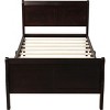 Streamdale Wood Platform Bed Twin Bed Frame Mattress Foundation Sleigh Bed With Headboard/Footboard/Wood - 3 of 4