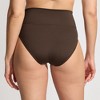 Lands' End Women's Chlorine Resistant Pinchless High Waisted Bikini Bottoms - 2 of 4