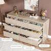 TackView 7-Drawer Dresser for Bedroom, 53.1''Wide Wood Chest of Drawers Handle Free, Large Modern Dresser Storage Cabinet for Home Office - 2 of 4