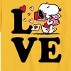 Boys' - Peanuts - Love Snoopy Short Sleeve Graphic T-Shirt - 2 of 4