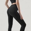 Anna-Kaci Active Women's High Waist Full Length Leggings with Wide Waistband - 2 of 4
