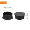 Unique Bargains Non-Slip Noise Reduction Non-Marking Furniture Chair Leg Caps - 2 of 4